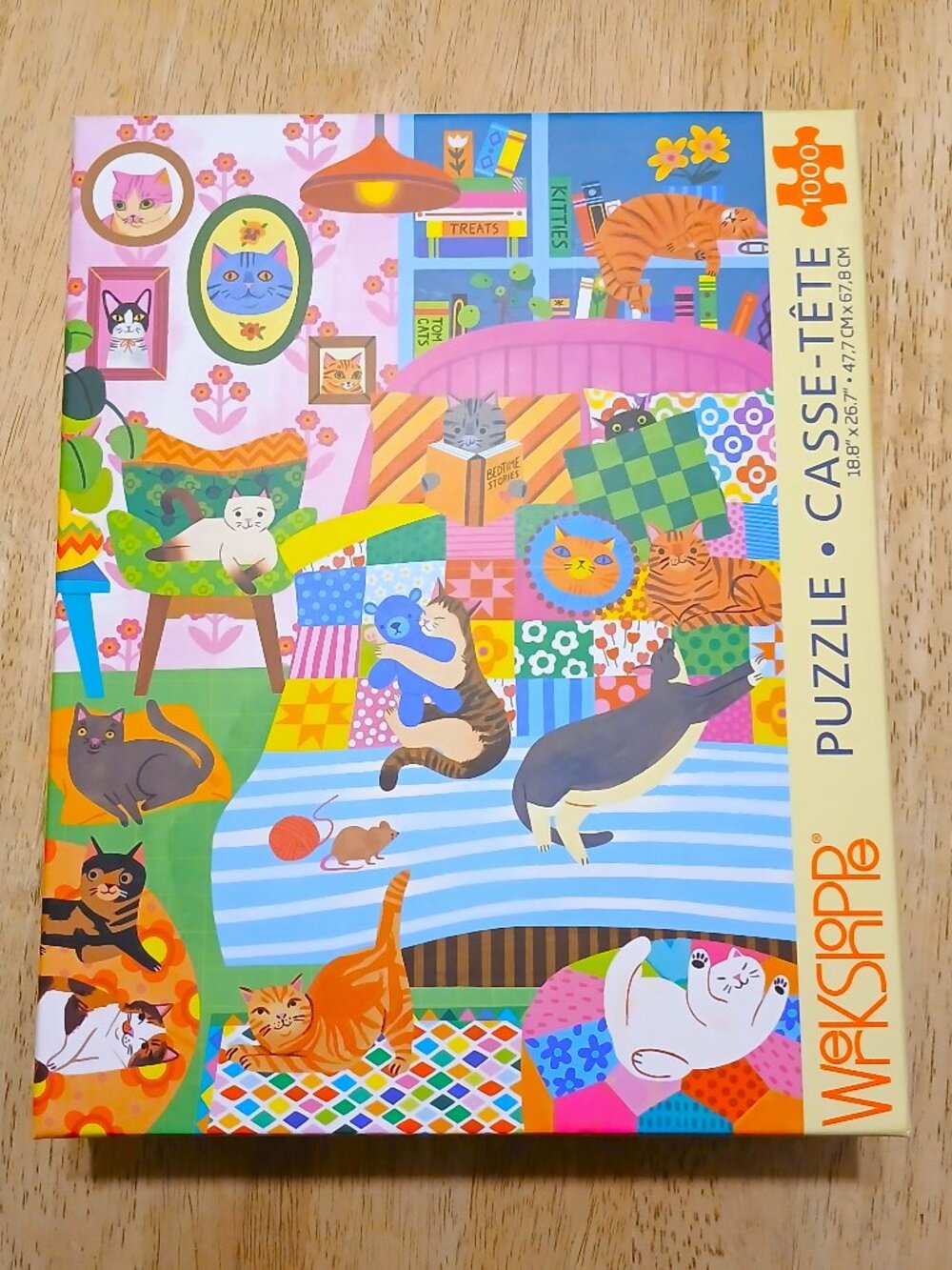 Werkshoppe "Cat Nap Stories" Jigsaw Puzzle, 1000 Pieces